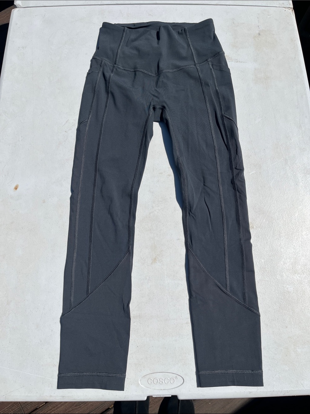 lululemon athletica Charcoal Gray Performance Leggings